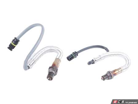 ES#5481204 - 11787545074/5KT - Rear Oxygen Sensor Set - Sluggish O2 sensors don't just trigger annoying Check Engine Lights; they cause poor fuel economy, rough idling, and can even degrade your expensive catalytic converters over time. - Assembled By ECS - BMW
