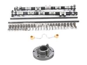 ES#5481214 - 1301805KT - Camshaft Set - 288/280 12.75mm/12.50mm Lift And Vanos Hub - Every BMW enthusiast knows the legendary status of the S54 inline-six, but they also know its Achilles' heel: the factory VANOS hub. - Assembled By ECS - BMW