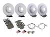 ES#5481216 - 34116792223KT4 - Front and Rear Brake Service Kit - Is your factory brake setup nearing the end of its service life? Don't just settle for standard replacement parts take this opportunity to upgrade your stopping power. - Assembled By ECS - BMW