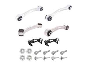 ES#5481221 - 33322283547KT10 - M3/1M Rear Upper Control Arm Upgrade and Install Kit - Over time, factory suspension bushings degrade, leading to sloppy handling, uneven tire wear, and a compromised driving experience. - Assembled By ECS - BMW