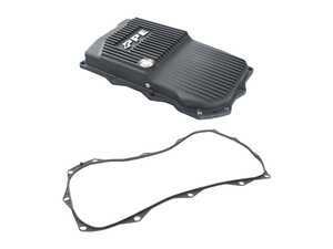 ES#5481230 - 228053420KT - Heavy Duty Aluminum Transmission Pan With Oil Pan Gasket - Your factory plastic transmission pan can be a vulnerability. Over time, plastic pans warp, leak, and struggle to dissipate heat. - Assembled By ECS - BMW