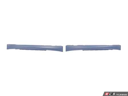 ES#5481240 - 51778053879/80KT - Side Skirts - Faded, scratched, or cracked rocker panel extensions instantly age an otherwise clean machine. If your lower trim is looking weathered, it's time for a crisp, factory-fresh refresh. - Assembled By ECS - BMW