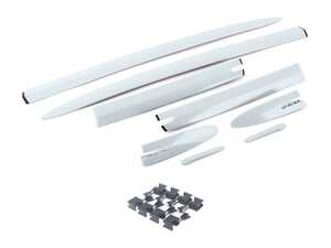 ES#5481244 - 54375A19AA4KT - Center Roof Trim With Roof Mounting Clip - Over time, UV exposure, heat, and the constant mechanical cycling of the folding hardtop take a heavy toll on the specialized plastic covers and securing hardware, leading to unsightly gaps, annoying wind noise, or even mechanical binding. - Assembled By ECS - BMW