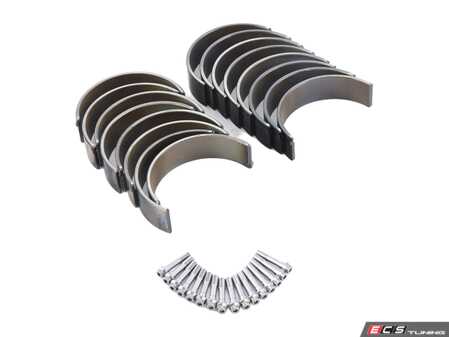 ES#5481248 - s65babKT - S65 High Performance Rod Bearing And Bolt Set - Every BMW M3 enthusiast knows the legendary status of the naturally aspirated, 8,400-RPM S65 V8. But they also know its Achilles' heel: factory rod bearing clearances that are notoriously tight, leading to premature wear and catastrophic engine failure - Assembled By ECS - BMW