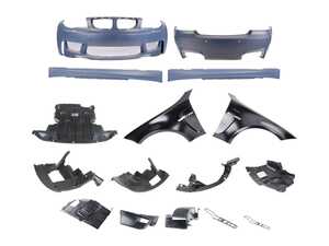 ES#5481294 - e82fuprbssKT - 1M Body Panels Kit - If you're getting tired of the factory lines of your 1 series or replacing damaged parts this kit bundles a lot of the necessary components to replace or upgrade to that widebody look - Genuine BMW - BMW
