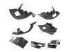 ES#5481293 - e82flocdKT - 1M Front Fender Liner Kit - Cracked fender liners and missing air ducts do more than just look messy they expose vital engine components, headlights, and oil coolers to road grime, moisture, and debris while ruining your car's carefully engineered airflow. - Genuine BMW - BMW