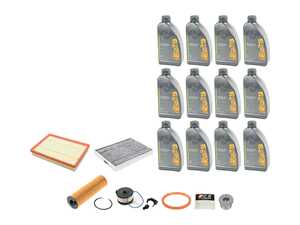 ES#5481297 - 6540920200KT - 2023+ Sprinter OM654 Complete Maintenance Kit - Knock out your major service in one click. Protect your OM654 Sprinters high-pressure injectors and DPF emissions system with every Genuine Mercedes-Benz filter and the exact factory low-ash 5W-30 synthetic oil required to keep your van on the road. - Genuine Mercedes Benz - Mercedes Benz