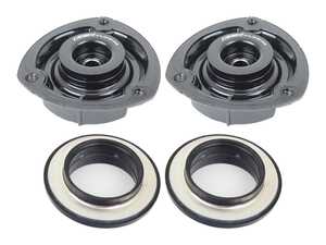 ES#5481316 - 015102ECS01KT - ECS Heavy Duty Front Strut Mount & Bearing Kit - Pair - This heavy-duty upgrade eliminates front suspension deflection, noise, and steering bind. - Assembled By ECS - Audi Volkswagen