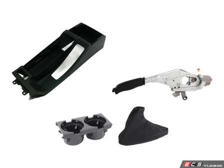 ES#5481333 - e46ccswzblkKT - Center Console Replacement Kit - After decades of daily driving, track days, and coffee runs, the factory plastics and soft-touch coatings don't look so timeless anymore. They peel, scratch, fade, and make your premium cabin look a little weathered. - Genuine BMW - BMW