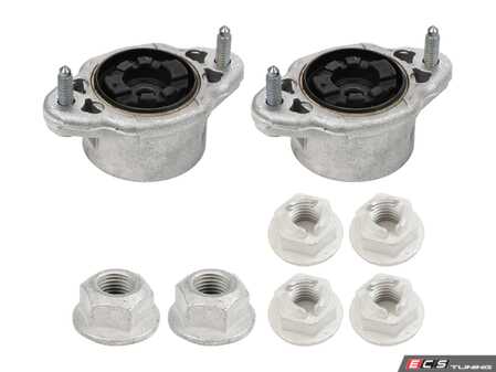 ES#5481338 - 2043200873KT - Rear Upper Shock Mount Kit - Includes rear upper strut mounts, bearings and all installation hardware required. - Lemforder - Mercedes Benz