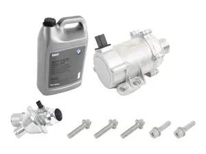 Water Pump And Thermostat Kit with Coolant