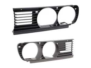 ES#5481409 - e30eurogrlsKT - E30 Euro Grille - Left And Right - Eliminate that awkward, interrupted US spec headlight gap and restore your classic to its true, intended Bavarian styling - Genuine BMW - BMW
