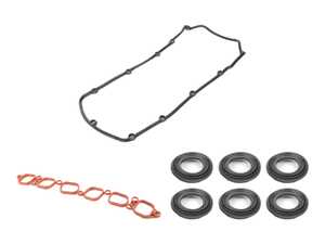 ES#5481435 - 022133237cKT - Valve Cover Gasket Kit - Stop oil leaks with a new valve cover gasket kit - Assembled By ECS - Audi Volkswagen