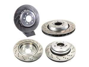 ES#5481438 - e46m3bmwbrktKT - Competition / CSL / ZCP Front And Rear Brake Rotors - (345x28) (328x20) - Give your M3 or Z4 M the stopping power it deserved from day one or restore original performance with these rotors from BMW's competition package - Assembled By ECS - BMW