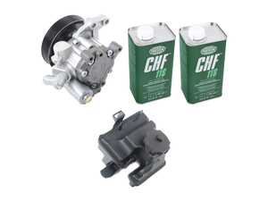 ES#5481450 - 0064668801KT - Power Steering Pump Replacement Kit - Includes Genuine AMG pump, reservoir, and fresh fluid so you can knock out the whole job in one shot. - Assembled By ECS - Mercedes Benz