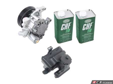ES#5481450 - 0064668801KT - Power Steering Pump Replacement Kit - Includes Genuine AMG pump, reservoir, and fresh fluid so you can knock out the whole job in one shot. - Assembled By ECS - Mercedes Benz