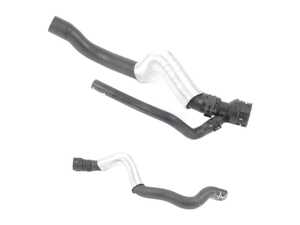 ES#5481516 - 1K0122157KT - Heater Core Supply And Return Hose set - Replacement heater core supply hose assembly - Connects rear thermostat housing to heater core hoses - Genuine Volkswagen Audi - Volkswagen