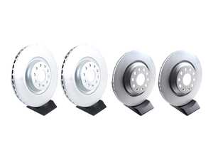 ES#5481521 - 1k0615301advKT - Front & Rear Brake Rotors - Set (340x30 / 310x22) - Restore the stopping power in your vehicle - Genuine Volkswagen Audi - Audi Volkswagen