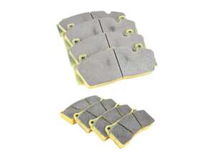 ES#5481560 - f87rsl29bkKT - RSL29 Yellow Endurance Racing Brake Pads - Front And Rear - Factory pads or most "street/track" hybrids simply cannot handle the intense, prolonged thermal cycles of competitive racing. - Assembled By ECS - BMW