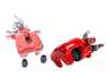 ES#5481588 - 1k0615423pxKT - Rear Brake Calipers - Left & Right - Does not include hardware, painted in red - Assembled By ECS - Volkswagen