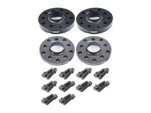 ES#5481662 - 30255571ecswb2KT - ECS Wheel Spacer And Bolt Kit - 15/20mm With Black Ball Seat Bolts - Comes with everything you need to install spacers on two wheels - Assembled By ECS - Audi Volkswagen