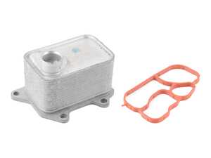 ES#5481703 - 06L117021GKT - Engine Oil Cooler & Gasket - A possible source of leaking oil or coolant - Assembled By ECS - Audi Volkswagen