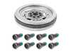 ES#5481714 - 06K105266AKT - 6-Speed DSG Flywheel With Hardware - This factory replacement dual mass flywheel restores smooth clutch engagement and absorbs drivetrain vibrations. - Assembled By ECS - Volkswagen