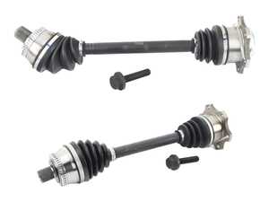 ES#5481737 - 8d0407272bc2KT - Front Axle Assembly - Left & Right  - Replace your worn or broken axle - Assembled By ECS - Audi Volkswagen