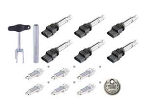 ES#5481742 - 022905715akt2KT - Complete Ignition Service Kit With Tools - Includes six OE coil packs, spark plugs, and necessary tools - Assembled By ECS - Audi Volkswagen