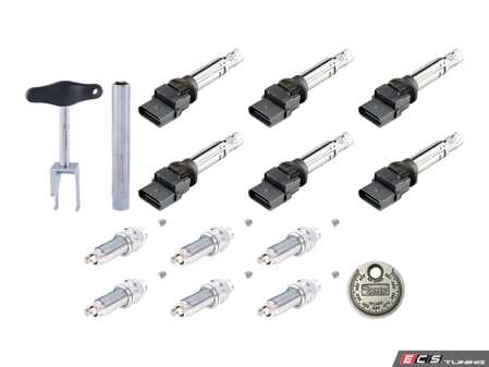 ES#5481742 - 022905715akt2KT - Complete Ignition Service Kit With Tools - Includes six OE coil packs, spark plugs, and necessary tools - Assembled By ECS - Audi Volkswagen
