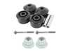ES#5481745 - W63205KT - Whiteline Polyurethane Rear Axle Bushing and Hardware - Kit - Polyurethane Rear Beam Axle Bushing Upgrade Kit - Assembled By ECS - Audi Volkswagen