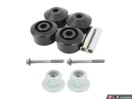 ES#5481745 - W63205KT - Whiteline Polyurethane Rear Axle Bushing and Hardware - Kit - Polyurethane Rear Beam Axle Bushing Upgrade Kit - Assembled By ECS - Audi Volkswagen