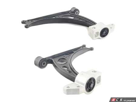 ES#5481775 - 1K0407151ACKT - Front Control Arms - Left & Right - Includes both inner bushings - Assembled By ECS - Volkswagen