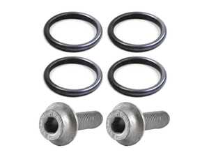 ES#5481787 - 1722oclKT - Oil Cooler Line O-Ring & Screw Kit - Keep your BMW's cooling system bone dry with this comprehensive Oil Cooler Line Seal and Hardware Kit. - Genuine BMW - BMW