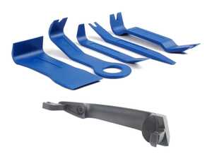 ES#5481797 - 512182dhtKT - Left Exterior Door Handle Bracket Repair Kit - This comprehensive kit brings together a Genuine BMW prime-coated left exterior handle bracket and a non-marring 5-piece trim removal tool set. - Genuine BMW - BMW