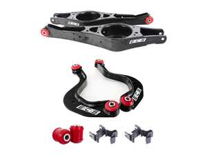 ES#5481814 - 017697ecs02ktKT1 - Rear Control Arms With ECS Polyurethane Bushings - Upper & Lower Set - ECS - Audi Volkswagen
