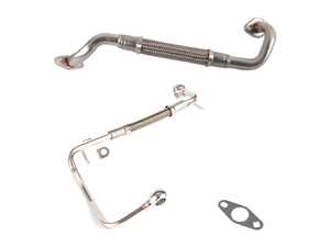 ES#5481806 - 06F145735DKT - Turbo Oil Line - Kit - Turbocharger Oil Line Refresh Kit - Assembled By ECS - Audi Volkswagen