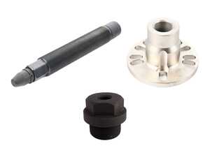 ES#5481821 - B8800120KT - Hub Adapter With Hub Puller Slide Hammer Adapter And Axle Shaft Impact Force Screw Adapter - Every DIYer and seasoned technician knows the dread: a seized axle shaft or a hub frozen solid to the splines after years of heat cycles and corrosion. When a standard hammer won't cut it, hitting it harder isn't the answerhitting it smarter is - Assembled By ECS - BMW