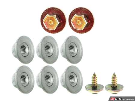 ES#5481838 - 071199hKT - Trim Hardware Kit - Restore the factory-fresh assembly and structural integrity of your BMW with this Genuine BMW Hardware Kit. - Genuine BMW - BMW