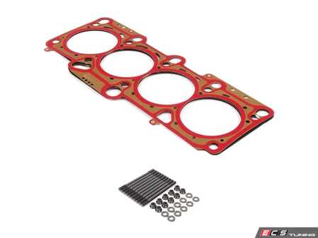ES#5481869 - 06F103383JKT2 - Cylinder Head Gasket Set With Head Stud Kit - Restore power and stop leaks with this new head gasket with the Head Stud Kit - Assembled By ECS - Audi Volkswagen