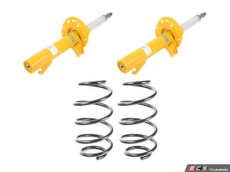 ES#5481891 - 1k0411105db2ktKT - B6 Performance Front Strut & Spring - Pair - A heavy duty upgrade for the performance-minded driver with OEM quality spring - Assembled By ECS - Volkswagen