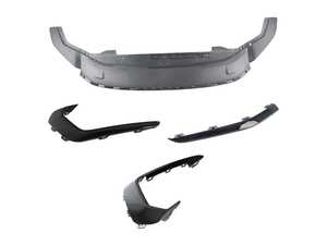 ES#5481907 - 5g0805915p9b9KT - VW MK7.5 Golf R Front Lower Bumper Lip & Trim Kit - Fix your scraped or broken front end in one shot - Genuine Volkswagen Audi - Volkswagen