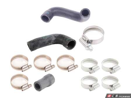 ES#5481935 - 11531cKT - Coolant Hose & Hardware Refresh Kit - Keep your BMW's cooling system operating at peak efficiency with this comprehensive coolant hose and hardware refresh kit. - Genuine BMW - BMW