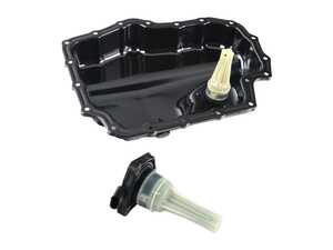 ES#5481971 - 05e103600KT - Lower Oil Pan & Level Sensor - This factory replacement kit combines a new lower engine oil pan and a matching electronic oil level sensor. - Genuine Volkswagen Audi - Volkswagen