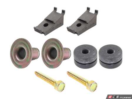 ES#5481987 - 17211ochmKT - Oil Cooler Hardware & Mount Kit - Restore your classic E30s factory configuration with this comprehensive Genuine BMW Oil Cooler Hardware and Mount Kit. - Genuine BMW - BMW
