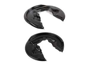 ES#5482057 - 5N0615611EKT - Rear Brake Dust Shield - Pair - Fits behind rotor to protect brake parts - Genuine Volkswagen Audi - Volkswagen