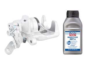 ES#5482072 - 5qm615423aKT - Rear Brake Caliper - Left - Rear Left Brake Caliper & Bleed Kit - Assembled By ECS - Volkswagen