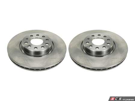 ES#5482092 - 5Q0615301FKT2 - Front Brake Disc - Pair (312x25) - Your vehicle not stopping as well as it use it? Get this front brake rotor pair to restore your stopping power in your vehicle. - Meyle - Audi Volkswagen