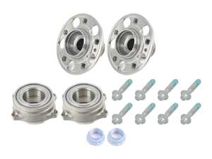 ES#5482135 - 2133570500KT3 - Rear Wheel Bearing & Hub Kit - Pair - Includes rear hubs, bearings, and all hardware required for installation. - Genuine Mercedes Benz - Mercedes Benz
