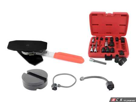ES#5482184 - 7P0907637CKT - Brake Service Tool & Sensor Pack - This kit provides the specialty European tools, caliper spreaders, and fresh electronic sensors needed to easily service heavy SUV brakes. - Assembled By ECS - Volkswagen